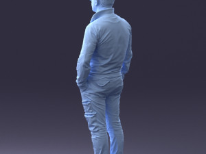 maninkhakipants1008obj Model do druku 3D