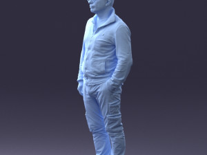 maninkhakipants1008obj Model do druku 3D