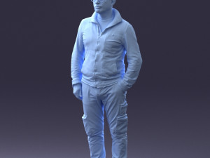 maninkhakipants1008obj Model do druku 3D