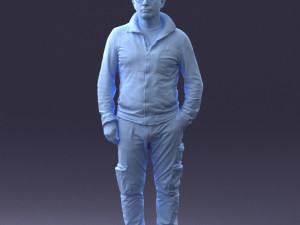 maninkhakipants1008obj Model do druku 3D