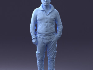maninkhakipants1008obj Model do druku 3D