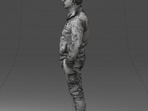 maninkhakipants1008obj Model do druku 3D