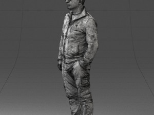 maninkhakipants1008obj Model do druku 3D