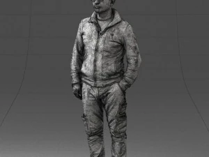 maninkhakipants1008obj 3D Print Model