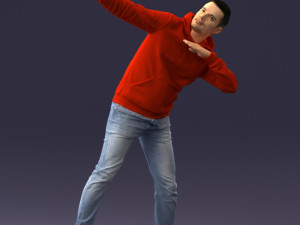 red hoodie 0520 3Dモデル