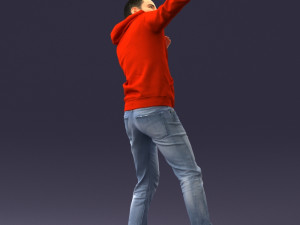 red hoodie 0520 3d print ready 3Dプリントモデル