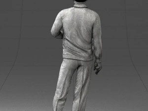 000262 Elderly Man in Casual Outfit 0424 3D Model