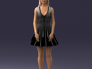blondie girl 0604 3d print ready 3D Print Model