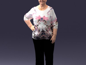 000098 Elderly Woman 1222 Modelo 3D