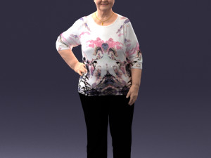 000098 Elderly Woman 1222 Modelo 3D