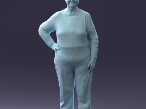 000098 Elderly Woman 1222 Modelo 3D