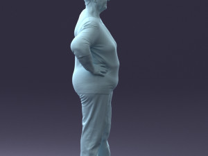 000098 Elderly Woman 1222 Modelo 3D