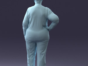 000098 Elderly Woman 1222 Modelo 3D