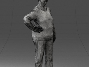 000098 Elderly Woman 1222 Modelo 3D