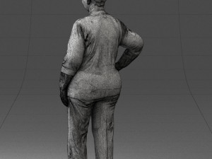 000098 Elderly Woman 1222 Modelo 3D