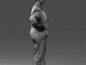 000098 Elderly Woman 1222 3dp 3D Print Model