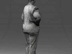 000098 Elderly Woman 1222 3dp 3D Print Model
