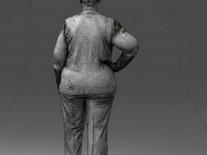 000098 Elderly Woman 1222 3dp 3D Print Model