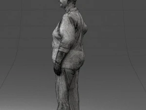 000098 Elderly Woman 1222 3dp 3D Print Model
