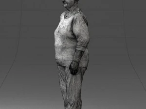 000098 Elderly Woman 1222 3dp 3D Print Model