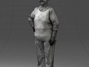 000098 Elderly Woman 1222 3dp 3D Print Model