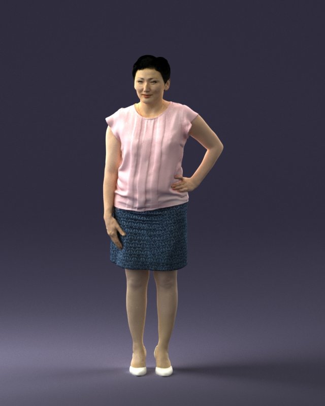 office employer 0928-2 Modèle 3D .c4d .max .obj .3ds .fbx .stl .blend 