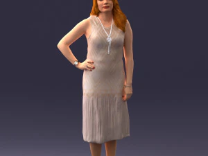 posed woman 0430 3D Model