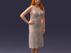 posed woman 0430 3D Model