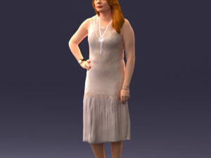 posed woman 0430 3D Model