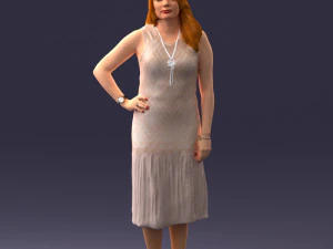 posed woman 0430 3D Model