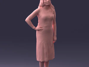 posed woman 0430 3D Model
