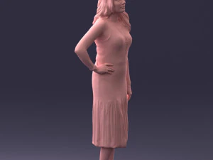 posed woman 0430 3D Model