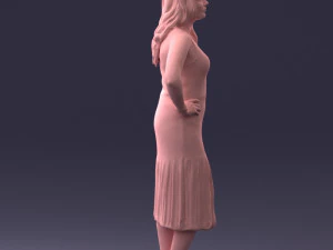 posed woman 0430 3D Model