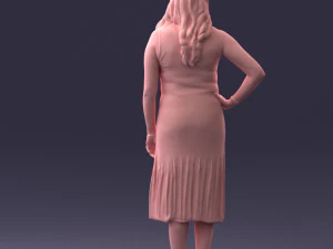 posed woman 0430 3D Model