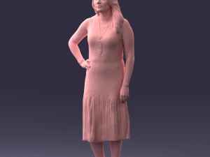 posed woman 0430 3D Model