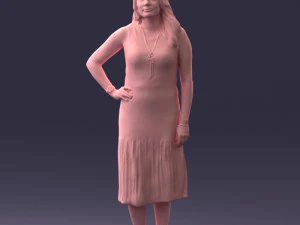 posed woman 0430 3D Model