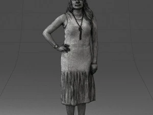 posed woman 0430 3D Model
