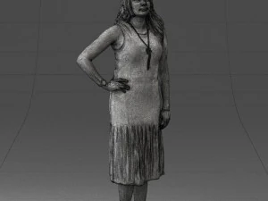 posed woman 0430 3D Model