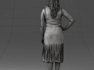 posed woman 0430 3D Model