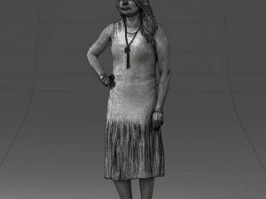 posed woman 0430 3D Model
