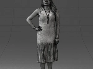 posed woman 0430 3D Model