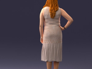 posed woman 0430 3d print ready Modèles 3D en vedette