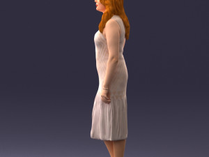 posed woman 0430 3d print ready Modèles 3D en vedette