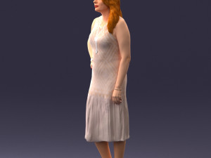 posed woman 0430 3d print ready Modèles 3D en vedette