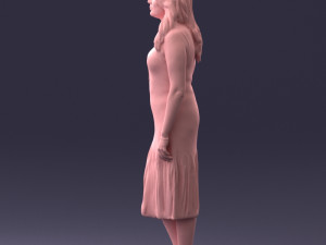 posed woman 0430 3d print ready Modèles 3D en vedette