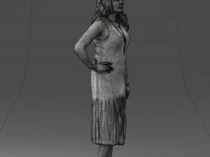 posed woman 0430 3d print ready 3D Print Model