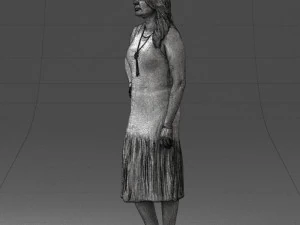posed woman 0430 3d print ready 3D Print Model
