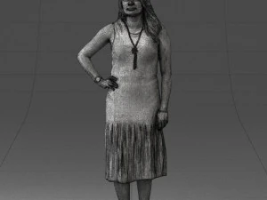 posed woman 0430 3d print ready 3D Print Model