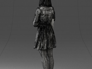 woman with dog 0921-2 Model 3D