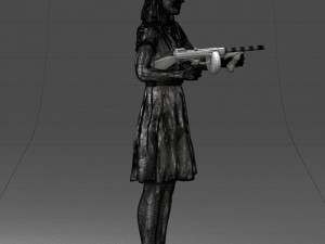 gangster girl 0921-1 3D Model